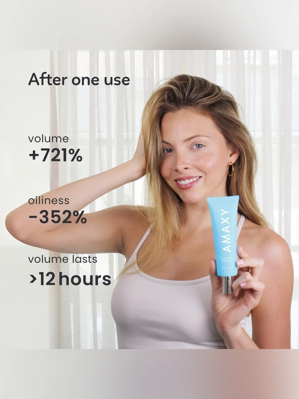 AMAXY LOS ANGELES volumizing dry shampoo gel (10 grams  .352 oz.).  Bnib